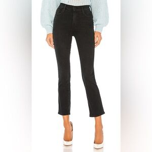 MOTHER The Insider Ankle in Black Bird Size 29 jeans